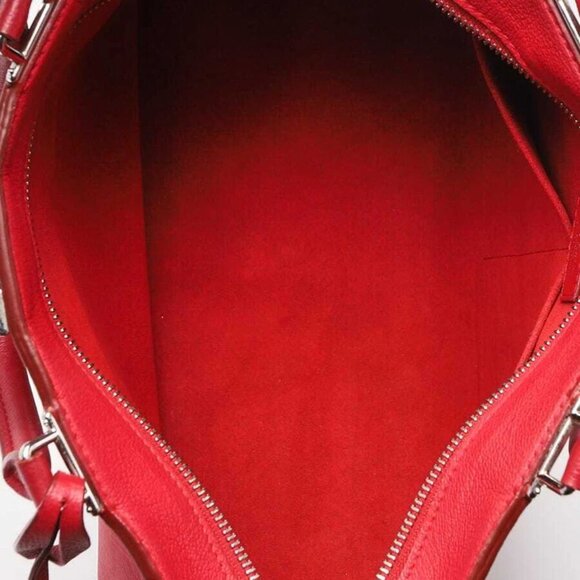 Louis Vuitton Cerise Plume Leather Very Zipped Tote Bag - Picture 3 of 12